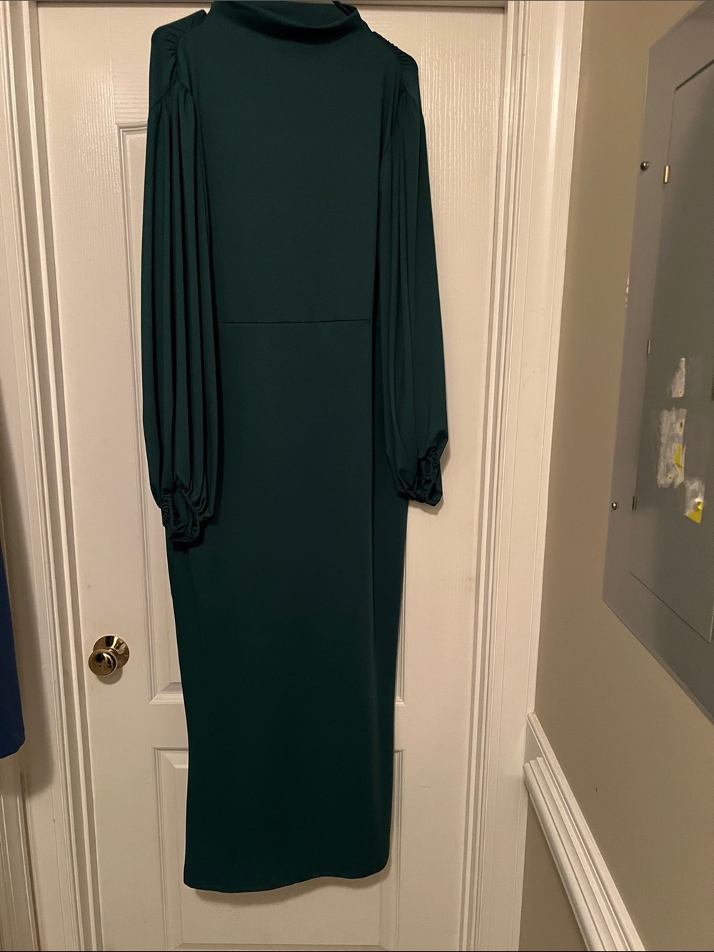 Othr Emerald Green Long Sleeve Midi Dress